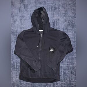 adidas Basketball Club Climalite Men’s XL Black Full Zip Hoodie Jacket